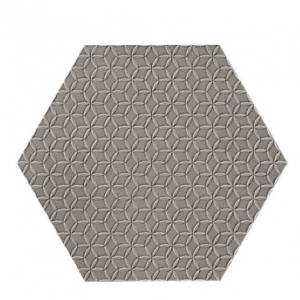 Q-BO, Hexagon, 33x33 petali cenere