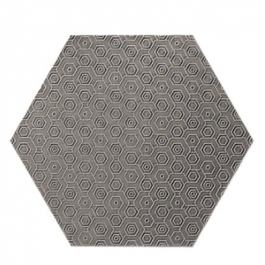 Q-BO, Hexagon, 33x33 trama cenere