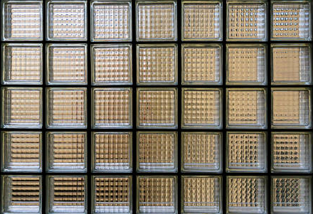 Glass block wall